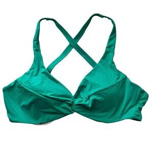 LA BLANCA Underwire Twist Convertible  Bra Island Goddess in Emerald-Size 4